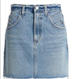 AGOLDE Palmer High Rise Denim Skirt